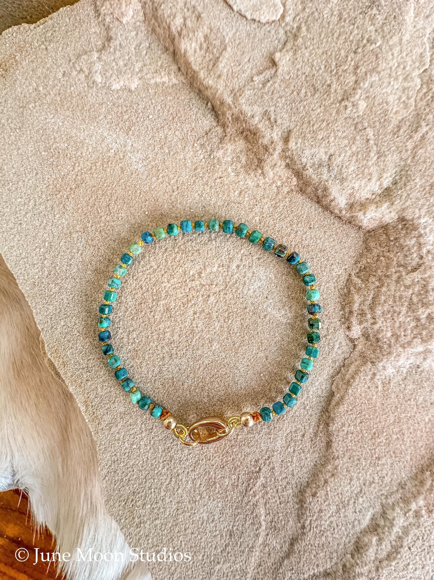 The Shania Chrysocolla Bracelet