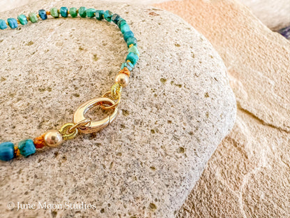 The Shania Chrysocolla Bracelet